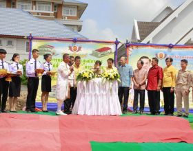  พิธีวางศิลาฤกษ์อาคารหอประชุม และศูนย์อาหาร วิทยาลัยเทคนิคกาฬสินธุ์  ประจำปี ๒๕๖๘